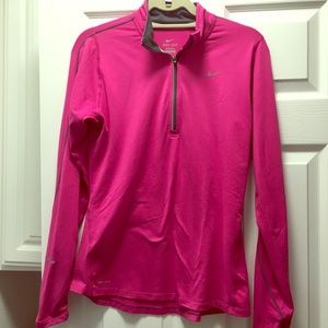 Nike Running Dry Fit Half Zip Pullover Medium